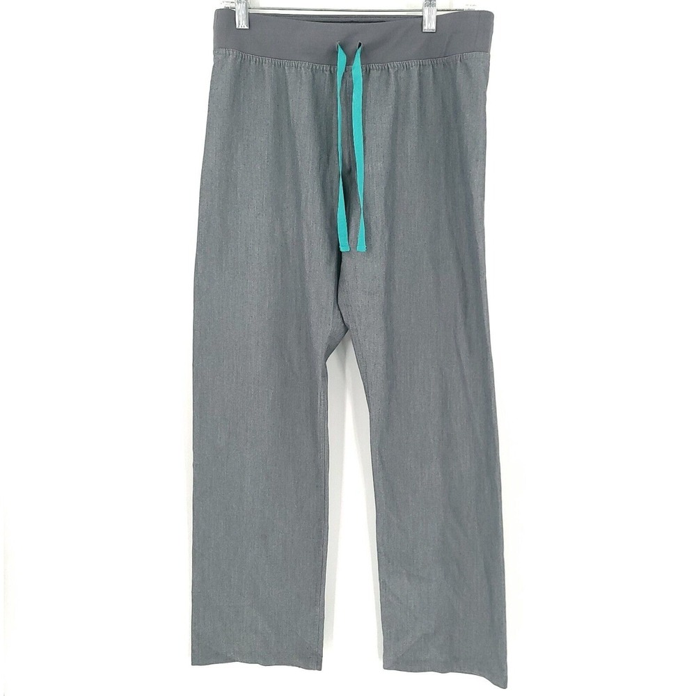 Figs Scrub Pants Womens Small Gray Livingston Technical Bottoms